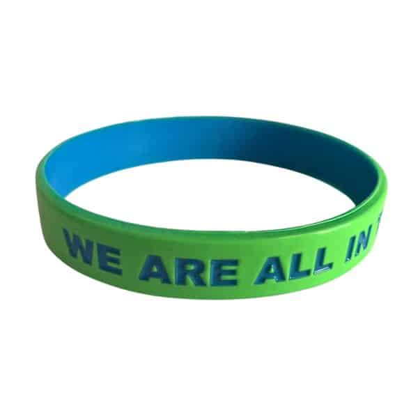 Dual Layer Silicone Wristband