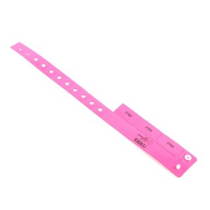 Printed Vinyl Tab Wristband