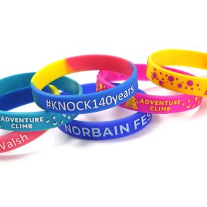 Embossed Silicone Wristband