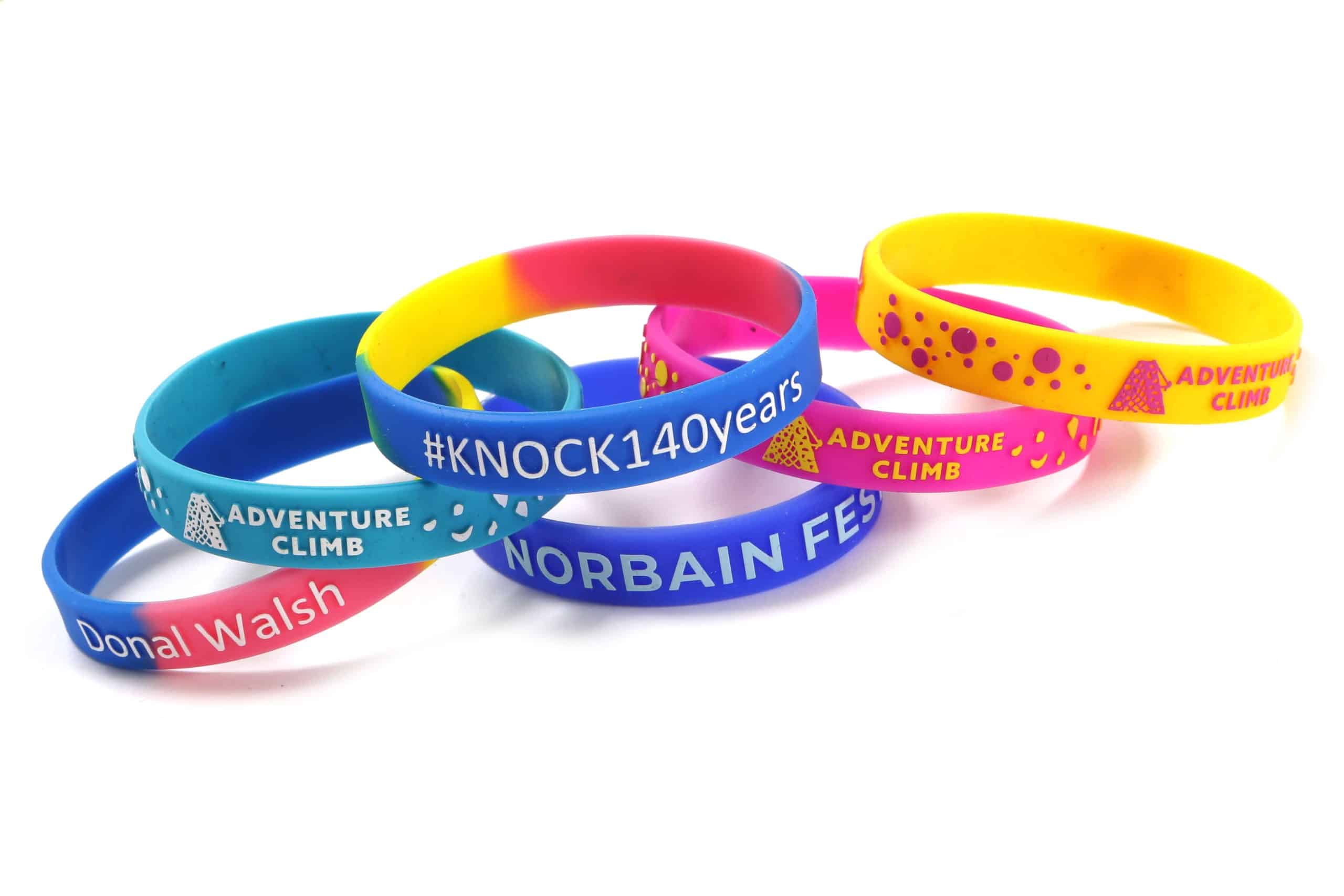 Embossed Silicone Wristband