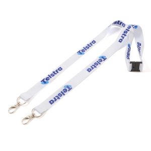 Full Colour Double Clip Deluxe Lanyards