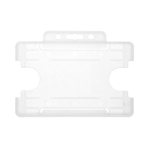 Clear Single Sided Landscape Card Holder