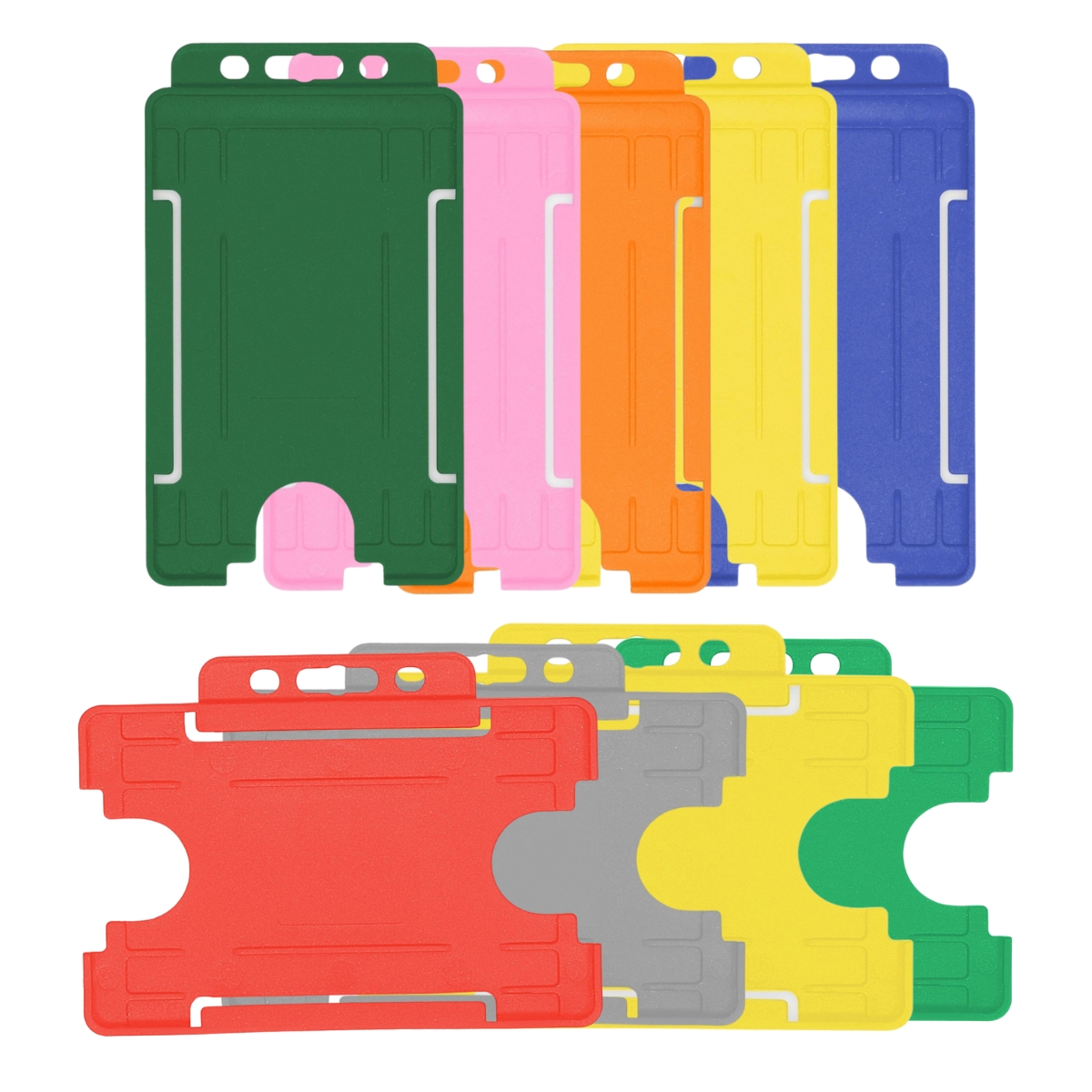 Coloured Single Sided Card Holders | Wristbands Direct