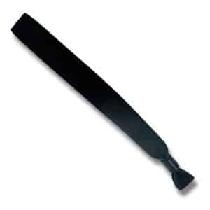 Plain Black Fabric Wristbands