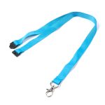 Plain Cyan Lanyards