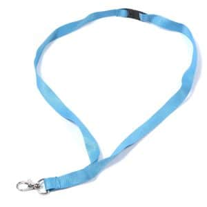 Plain Cyan Lanyards