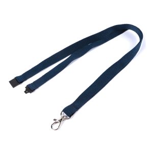 Plain Dark Blue Lanyards