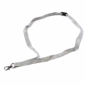 Plain Grey Lanyards