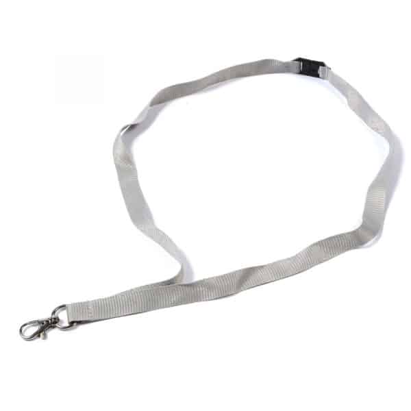 Plain Grey Lanyards