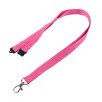 Plain Pink Lanyards