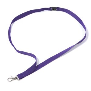 Plain Purple Lanyards