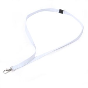 Plain White Lanyards