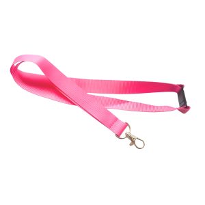 Plain Pink Lanyards