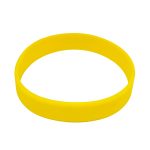 Plain Yellow Silicone Wristband